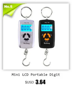 OUTAD 50 кг/10 г lcd Цифровые рыболовные Висячие Электронные весы Карманный крючок мини ручной Вес походные весы