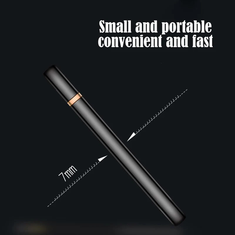USB Rechargeable Flameless Windproof Lighter Fingerprint Sensor Double Side Cigarette Ignition | Дом и сад