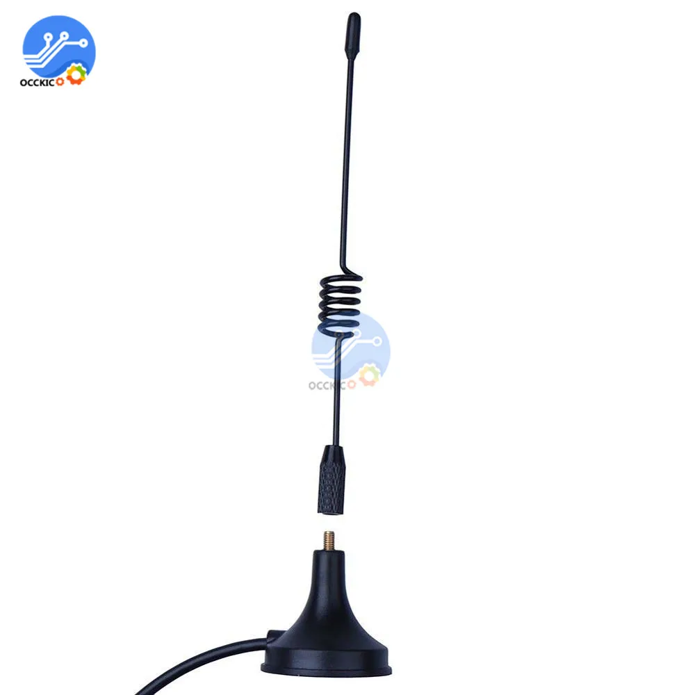5dbi 433 МГц Антенна GSM SMA Штекерный разъем с магнитным основанием для антенны