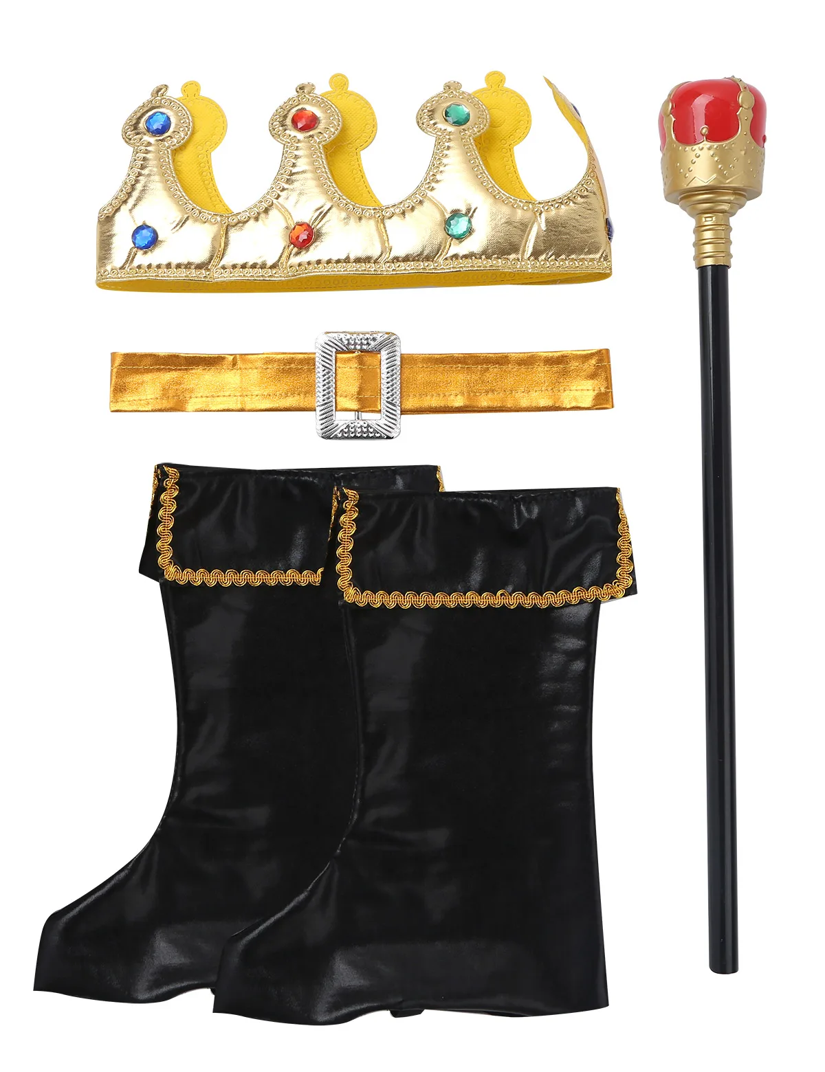 TiaoBug весна осень 7 шт. Детский мальчик средневековый принц костюм наряд наборы для