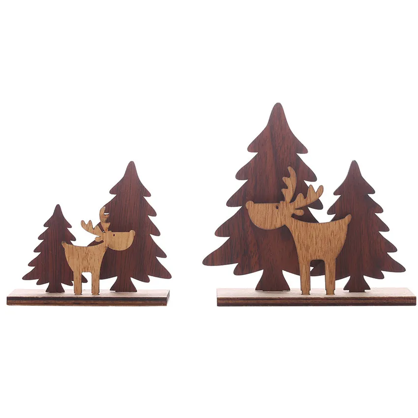 Рождественский деревянный олень искусственное дерево для домашней