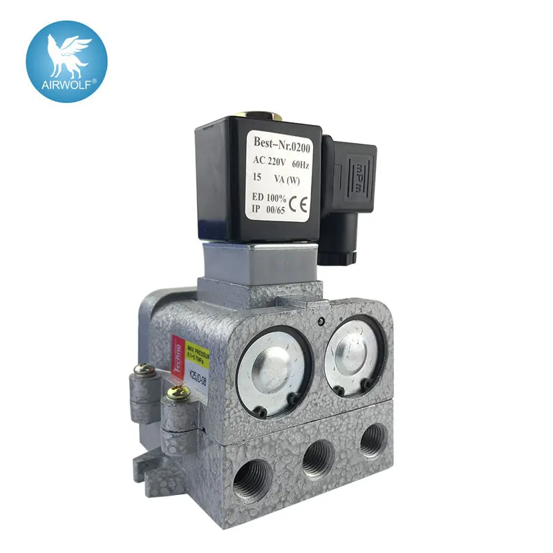 

K25JD-08 G1/4 "5/2 Way single coil 220v ac Электромагнитный Клапан