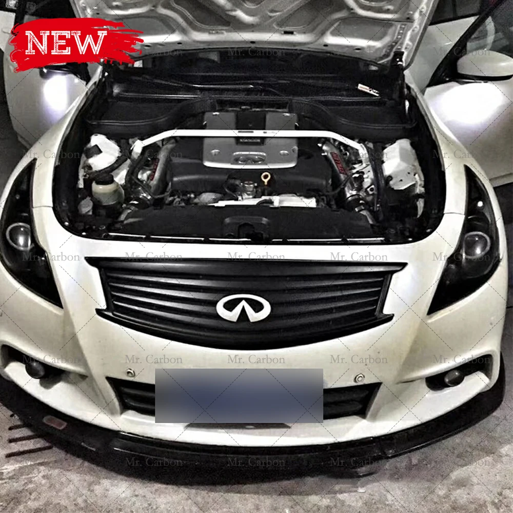 FOR INFINITI G37 G35 G25 4-DOOR CARBON FIBER GRILL TRIM BODY KIT TUNING PART FRONT BUMPER GRILLS RACING | Автомобили и мотоциклы