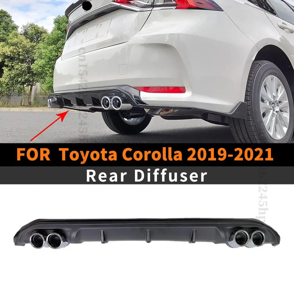 Paraurti posteriore diffusore labbro accessori di alta qualità paraurti labbro lifting Spoiler deflettore Trim per Toyota Corolla 2019 2020 2021