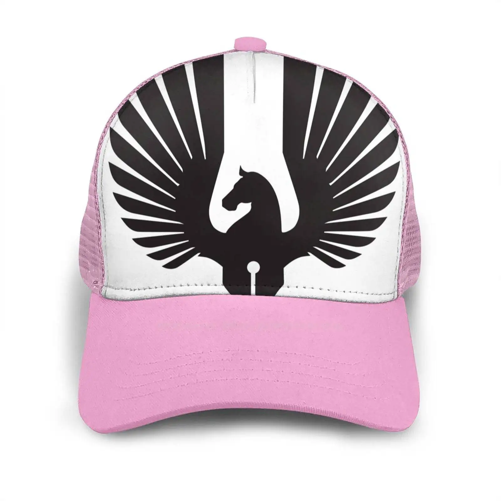 

Darkhorse Solo Logo Black Hip Hop Fashion Cap Sports Curved Mesh Hat Gear Horse Logo Modern Vector Animal Futuristic Steampunk