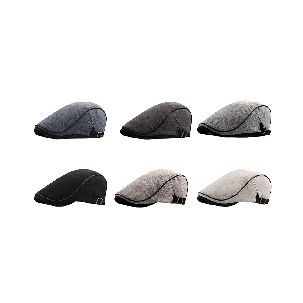 Корейский стиль хлопок регулируемые береты открытый солнце дышащая кость шляпы