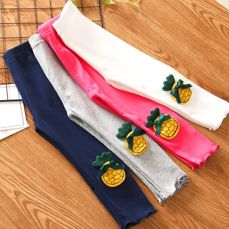 Leggings de dibujos animados para beb&eacute;s y ni&ntilde;as, pantalones el&aacute;sticos y calientes, bonitos, para reci&eacute;n nacidos-1