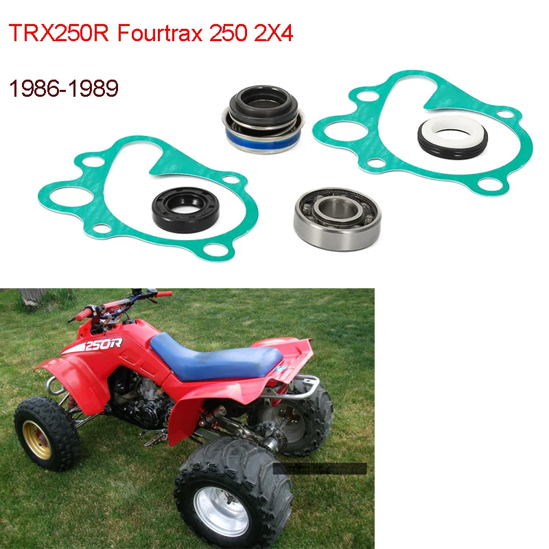 

TRX 250 R 1986-1989 Complements Water Pump Repair kits For Honda TRX250R Fourtrax 250 2X4 1986 1987 1988 1989 Water Pump bearing