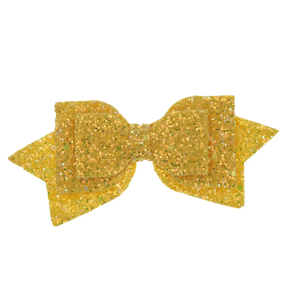 Модная женская заколка в виде бантика аксессуары для волос головной убор блесток