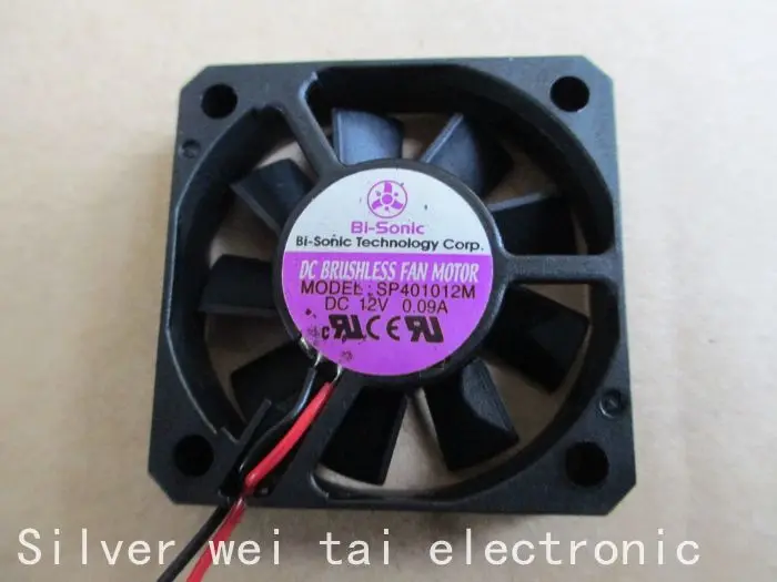 Вентилятор охлаждения для SP401012M Bi-Sonic DC fan 12V .09A 40x40x10mm 4010 4cm источник питания DC Fan