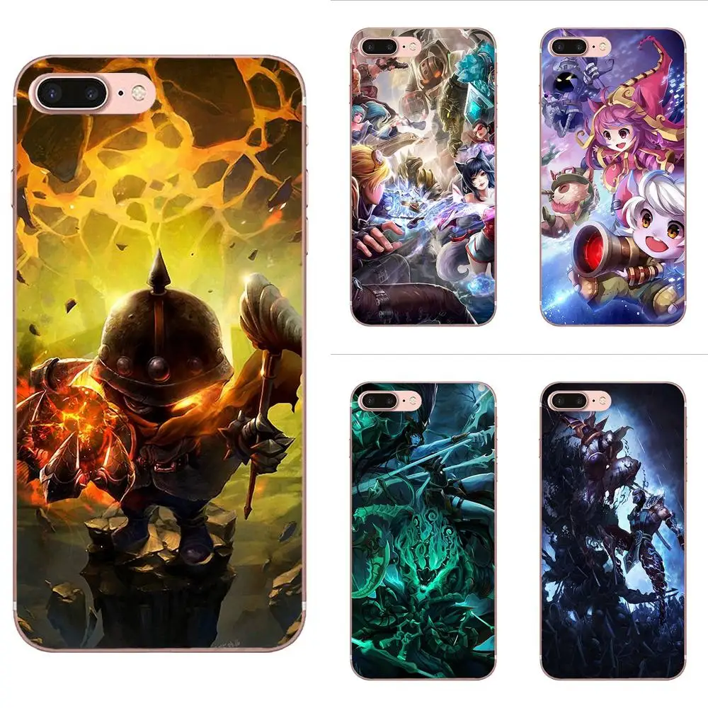 Мягкий футляр для телефона термополиуретан Лига Легенд Lol Q LG K50 Q6 Q7 Q8 Q60 X Мощность 2