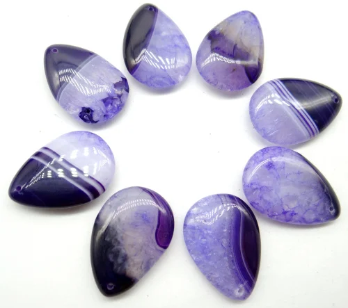 Натуральный камень бразильский кварц кристалл подвеска-Агат КАПЛЕВИДНАЯ