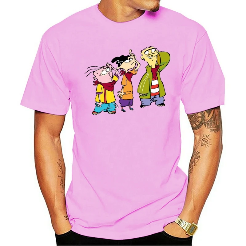 Футболка с принтом для мужчин и женщин хлопок короткий рукав забавная Edd N Eddy |