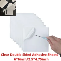 10pcs 662 54 75 inch clear double sided adhesive sheets glue tape for photo albums paper card making craft diy scrapbooking