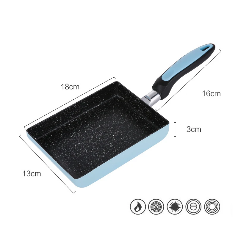 Антипригарная сковорода из нержавеющей стали алюминиевая кухонная посуда