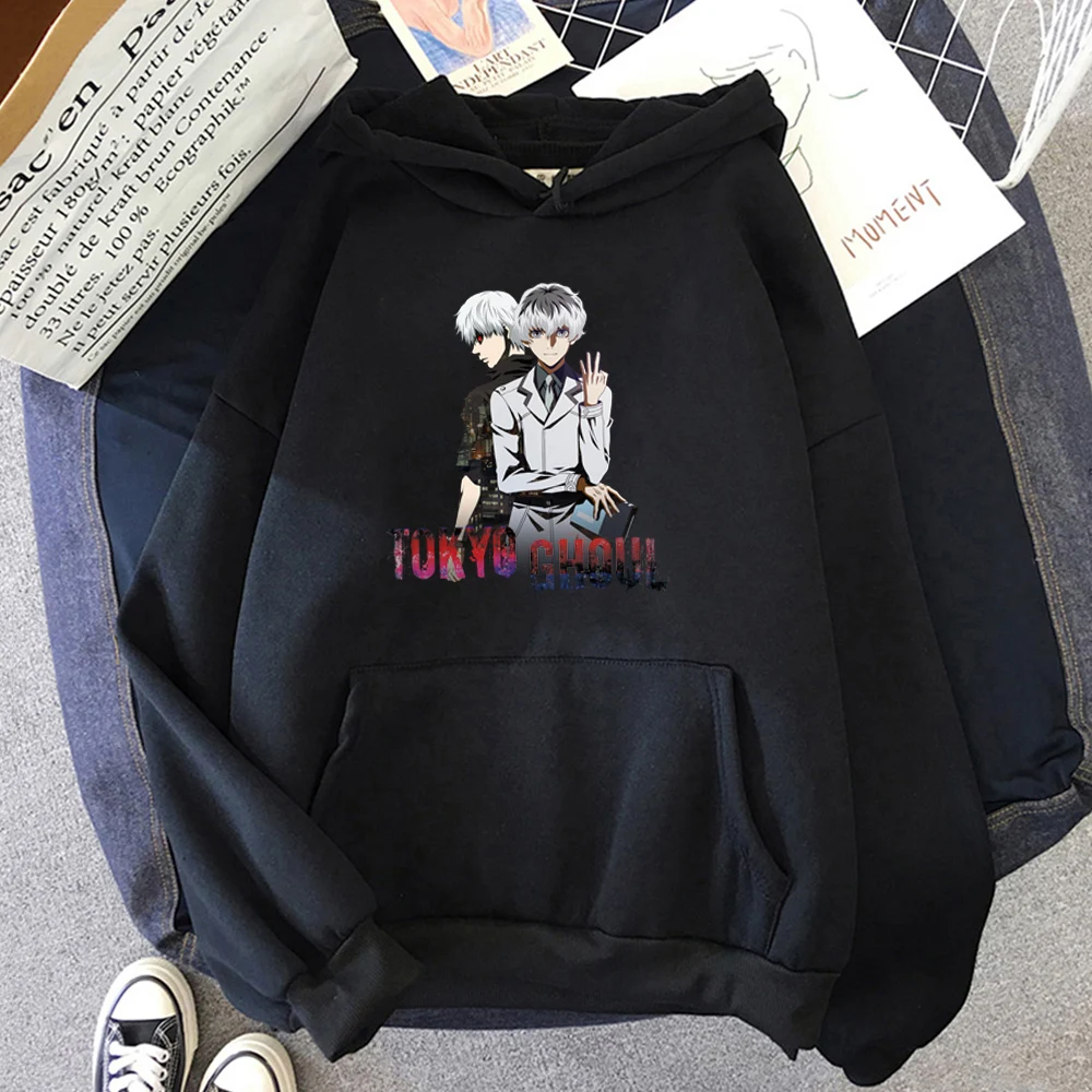 

Anime Tokyo Ghoul Hoodies Mens Hoodie Sweatshirt Casual Womens Tops Cozy Sweatshirts Pullovers Clothes Streetwear Oversized