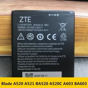 Новый оригинальный аккумулятор Li3824T44P4h716043 для ZTE Blade A520 A521 BA520 A520C A603 BA603, батареи для телефона высокого качества, 2400 мАч
