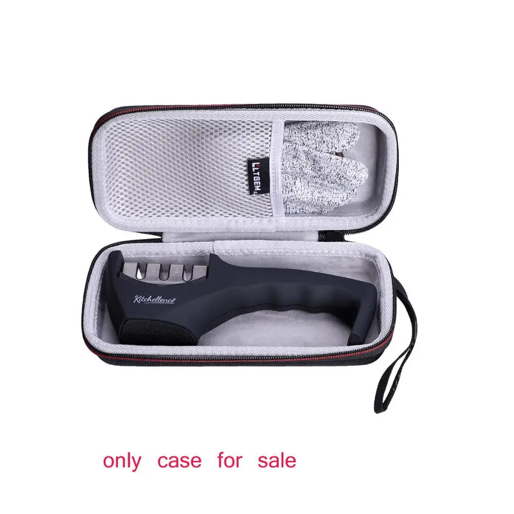 LTGEM EVA Жесткий Чехол для кухонных ножей 2-в-1 аксессуары 3-ступенчатая точилка |