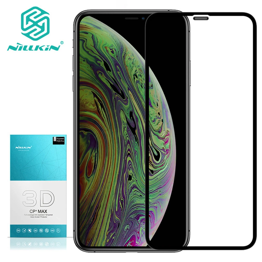 Для iPhone 11 закаленное стекло Nillkin 3D CP + Max Защитная пленка с полным покрытием экрана