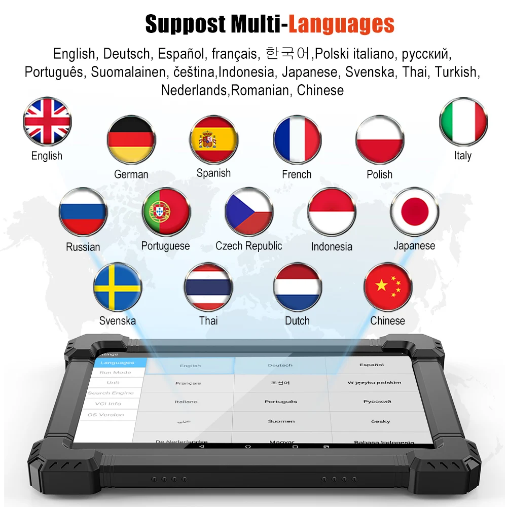 Ancel X7 OBD2 Bluetooth сканер Automotivo ABS подушка безопасности масла EPB DPF Сброс OBD 2