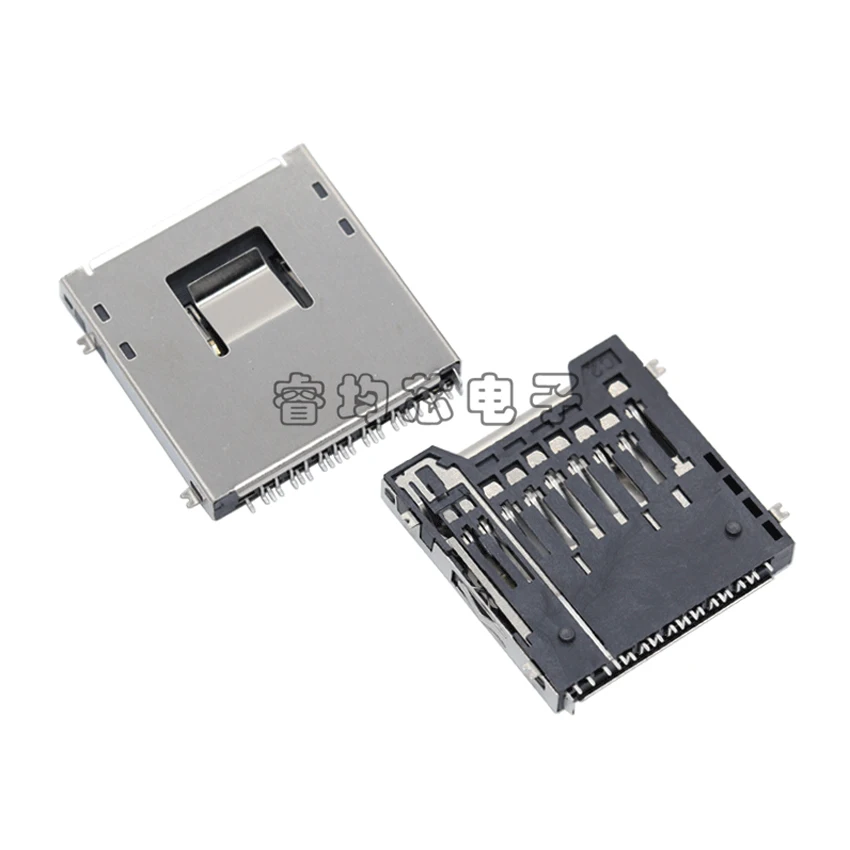 

50PCS/Lot SD Card Holder Socket Connector 3 in 1 Self-push Type For Memory
