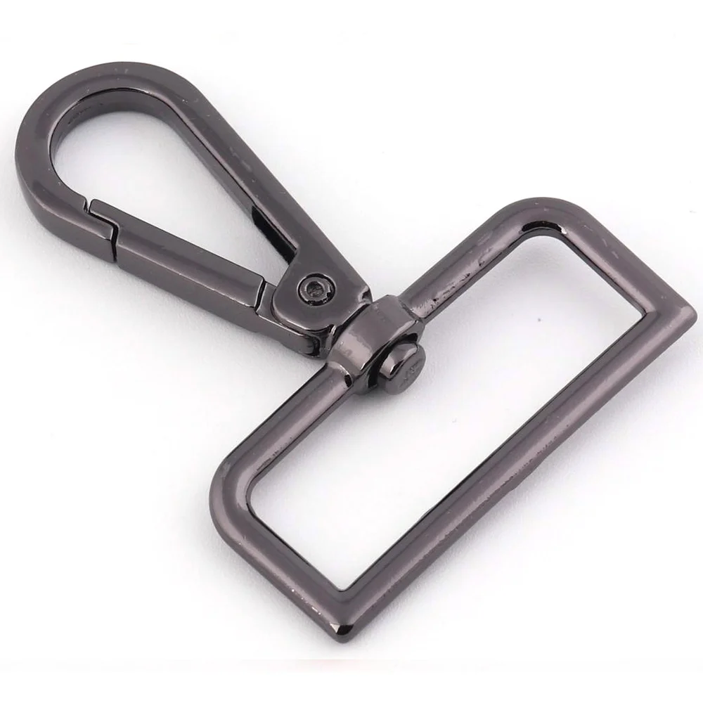5 шт. 38 мм Поворотная застежка поворотный крючок металлическая Карабин Застежка