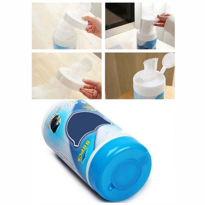 88Pcs/Box Cleaning Wet Wipes Soft Laptop Monitor LCD Phone Screen Lens Glass Wipes Hi dropship