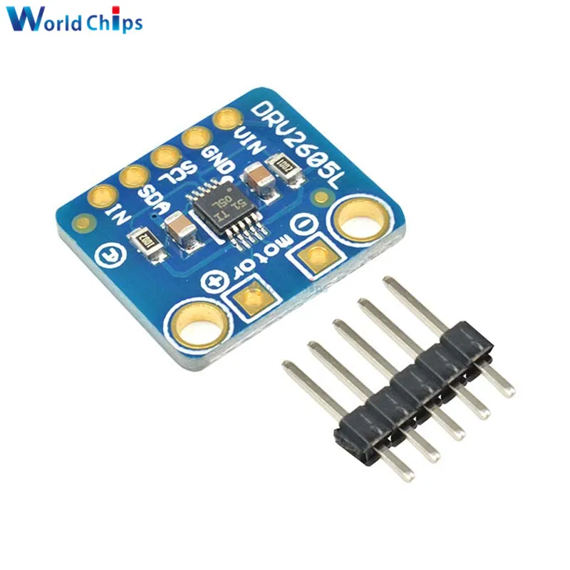 

DRV2605L Haptic Motors Driver Controller Board Buzzers Vibration Motor Breakout Module I2C IIC Interface 3V 5V for Raspberry