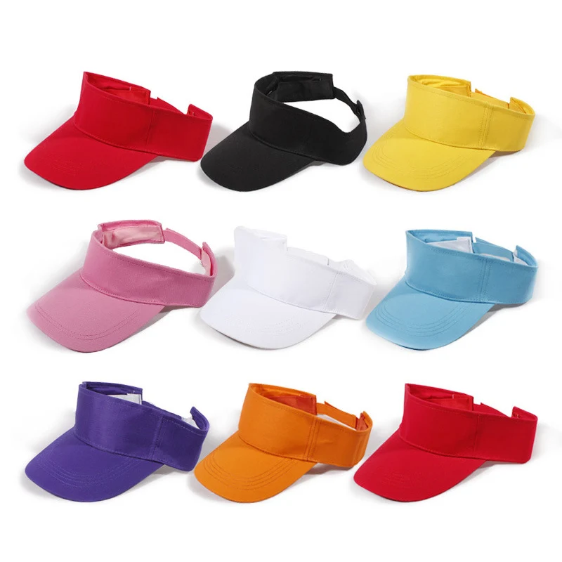 Простая солнцезащитная Кепка с козырьком Спортивная шляпа регулируемая