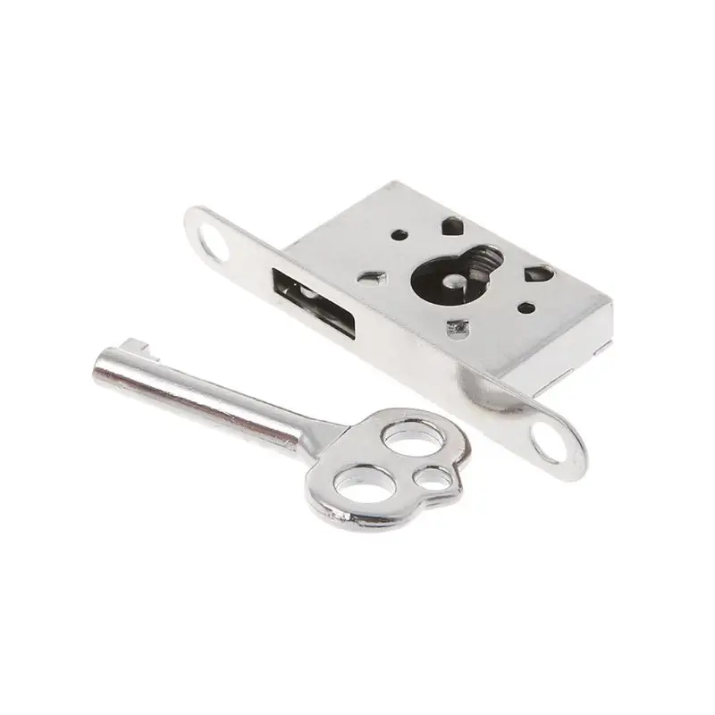 

Vintage Drawer Lock with Key Antique Small Box Cabinet Door Locks Furniture Fittings