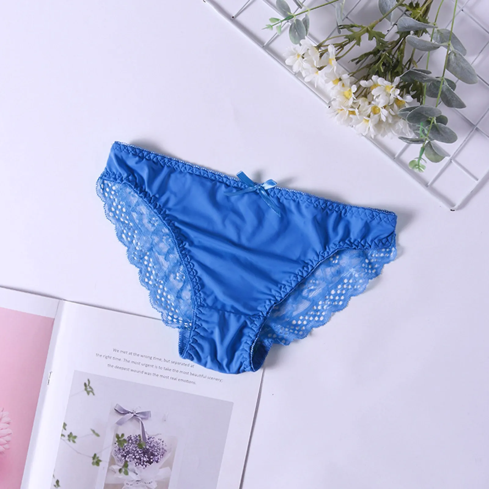 1 шт. женские кружевные трусы нижнее белье | Женская одежда