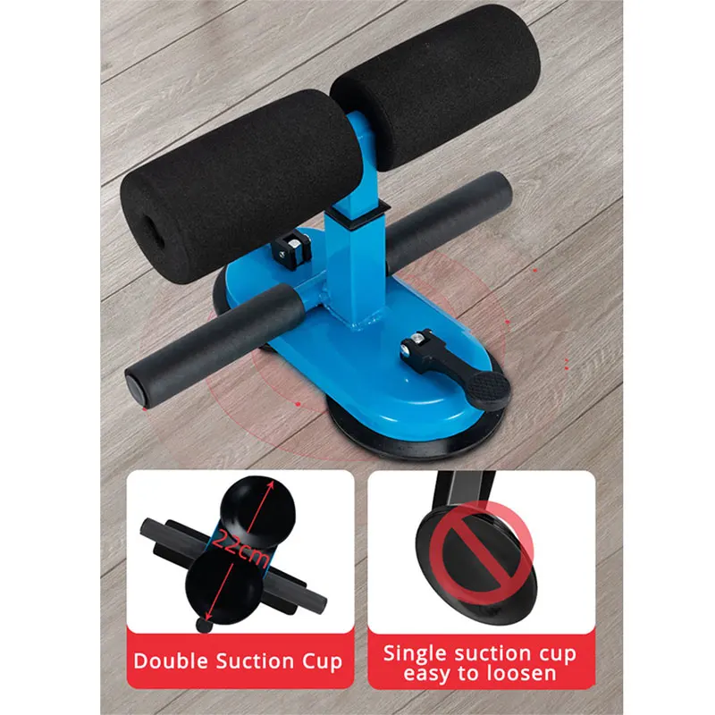 Сидеть брюшной Фитнес бар двойная присоска сидеть помощник Бодибилдинг