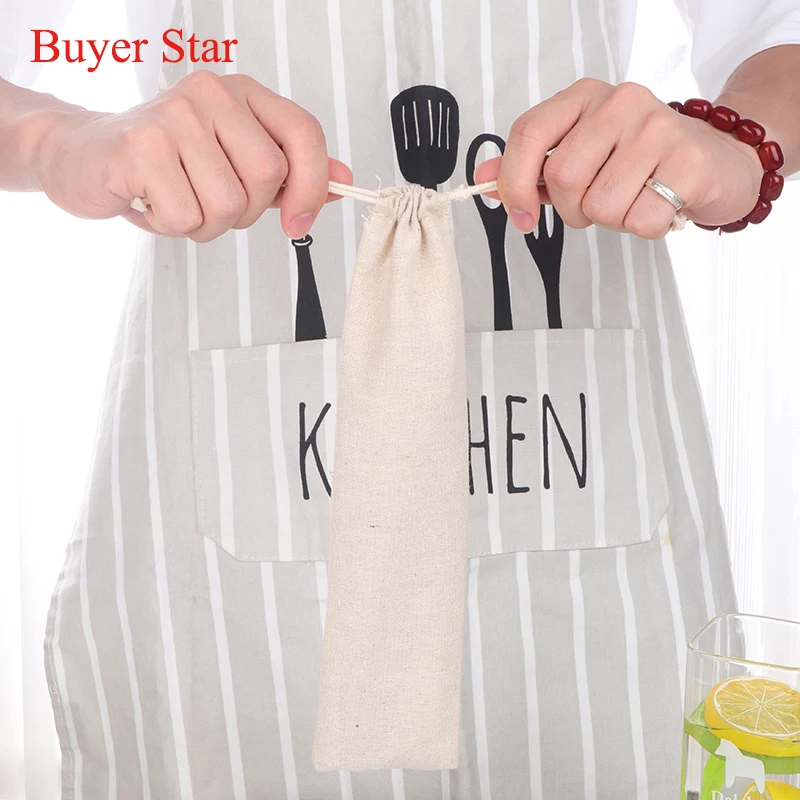 50 шт./лот портативная соломенная сумка из нержавеющей стали для хранения