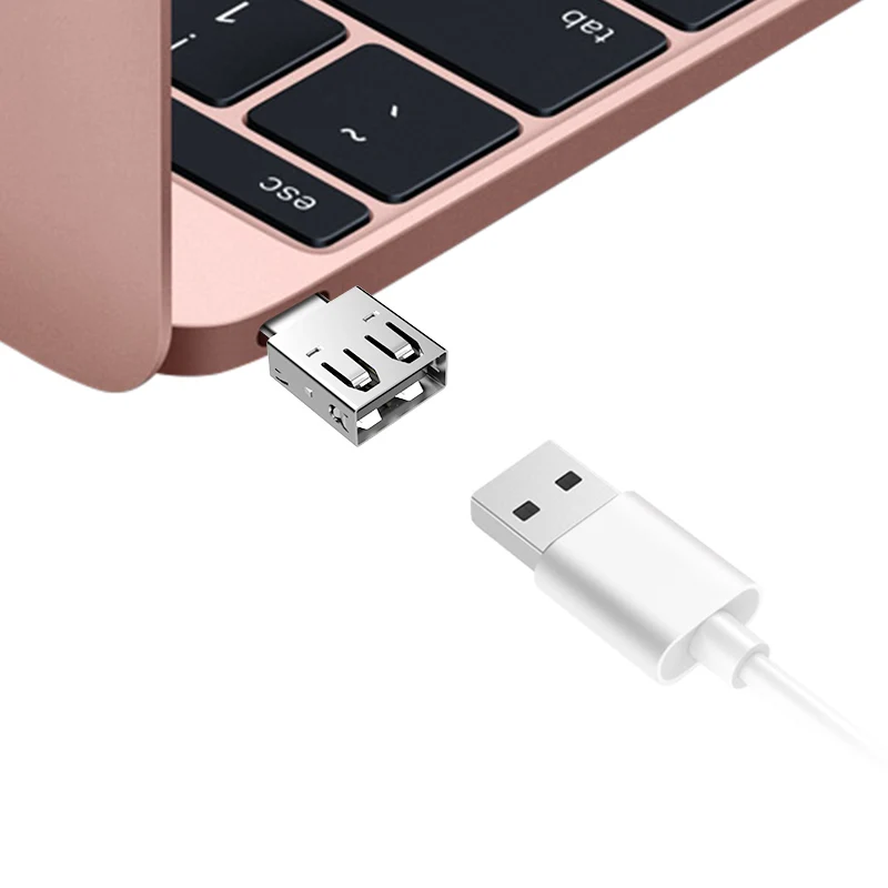 Адаптер USB C гинзли адаптер Type к 2 0 Thunderbolt 3 OTG кабель для Macbook pro Air Samsung S9/10 OTG|Адаптеры