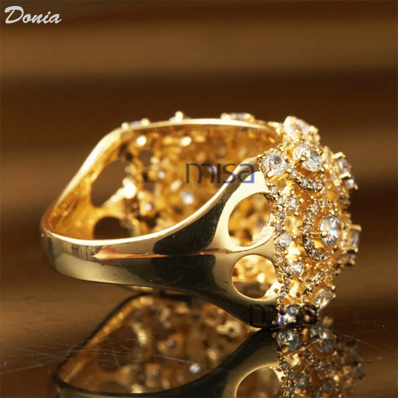 Ювелирные изделия Donia изысканный и простой браслет трехцветный полный круг AAA