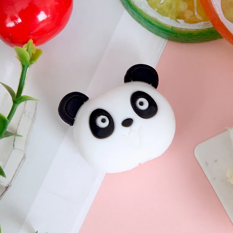 Lovely Cartoon Charger protecter Cable Organizer Case Saver Accessory Winder Cute Animal Doll Model Funny For iPhone Samsung