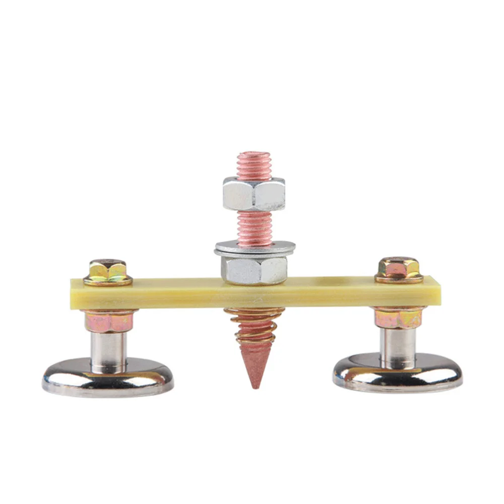 

1pc Strong Magnetic Welding Ground Iron Artifact Locator Soldering Ground Iron Strong Magnet Magnetic Welding Tool (Double End