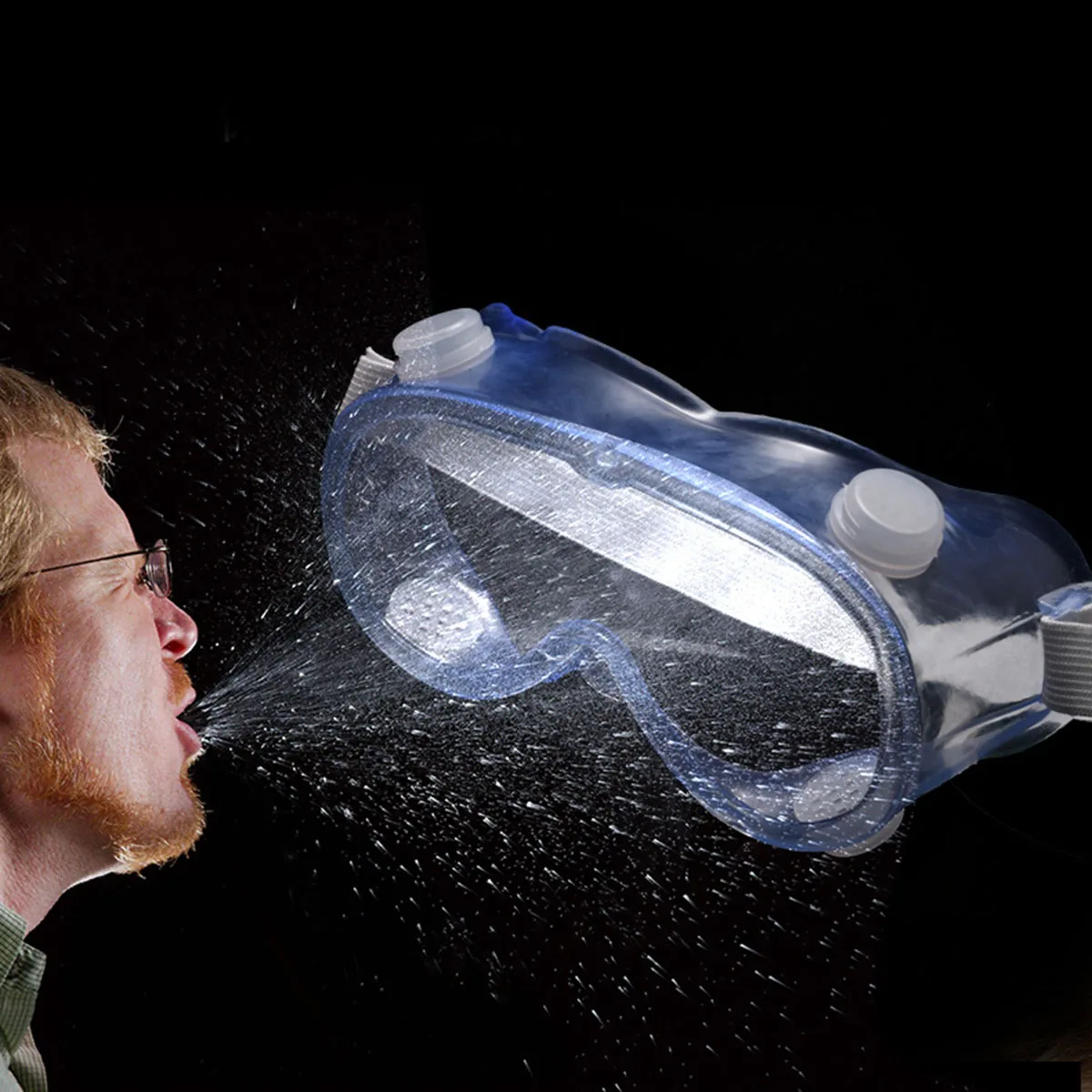 

Eyes Protection Transparent Goggle Anti-dust Anti-saliva Impact Proof Protective Working Glasses Eyewear