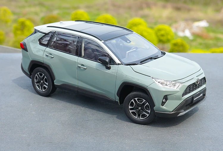 1:18 Faw Toyota Фирменная Новинка Rav4 2019 Модель литья под давлением масштабная модель