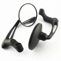 motorcycle rearview mirrors cnc handlebar end round side mirror for fb mondial hps 125 hps 300