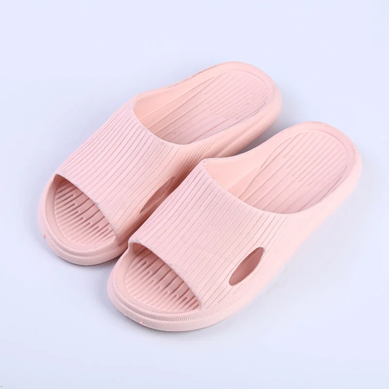 

Home Bathroom Slippers Shower Soft Sole Thick Platform Anti-Slip EVA Flat Shoes Women Men Couple Deodorant Silent Slide Sandals