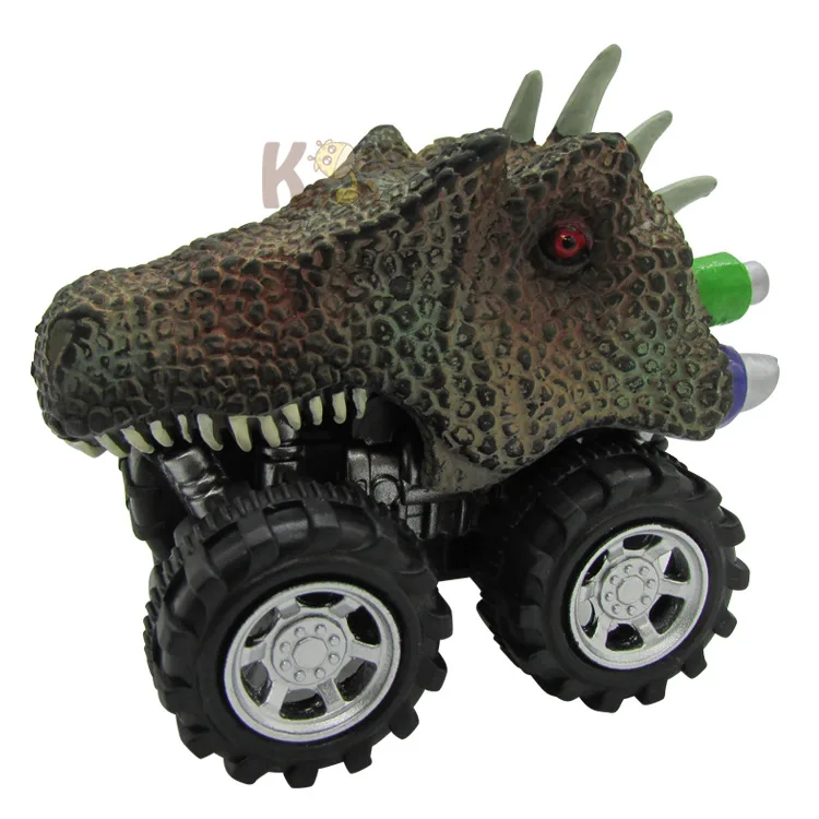 Hot sale Mini Dinosaur Car Model Children's Toy Dinosaur Pull back car Toy Tyrannosaurus Car Action Figure Toys Christmas gifts