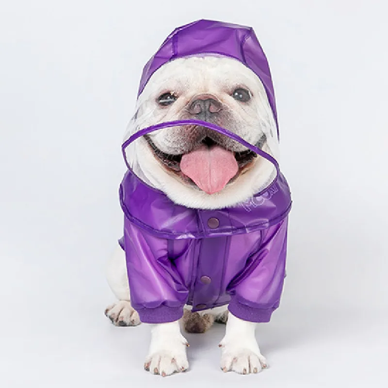 

Дождевик для собак, водонепроницаемая одежда для собаки, наряд для собаки, наряд с изображением померанского пуделя, бишона, шнауцера, мопса...