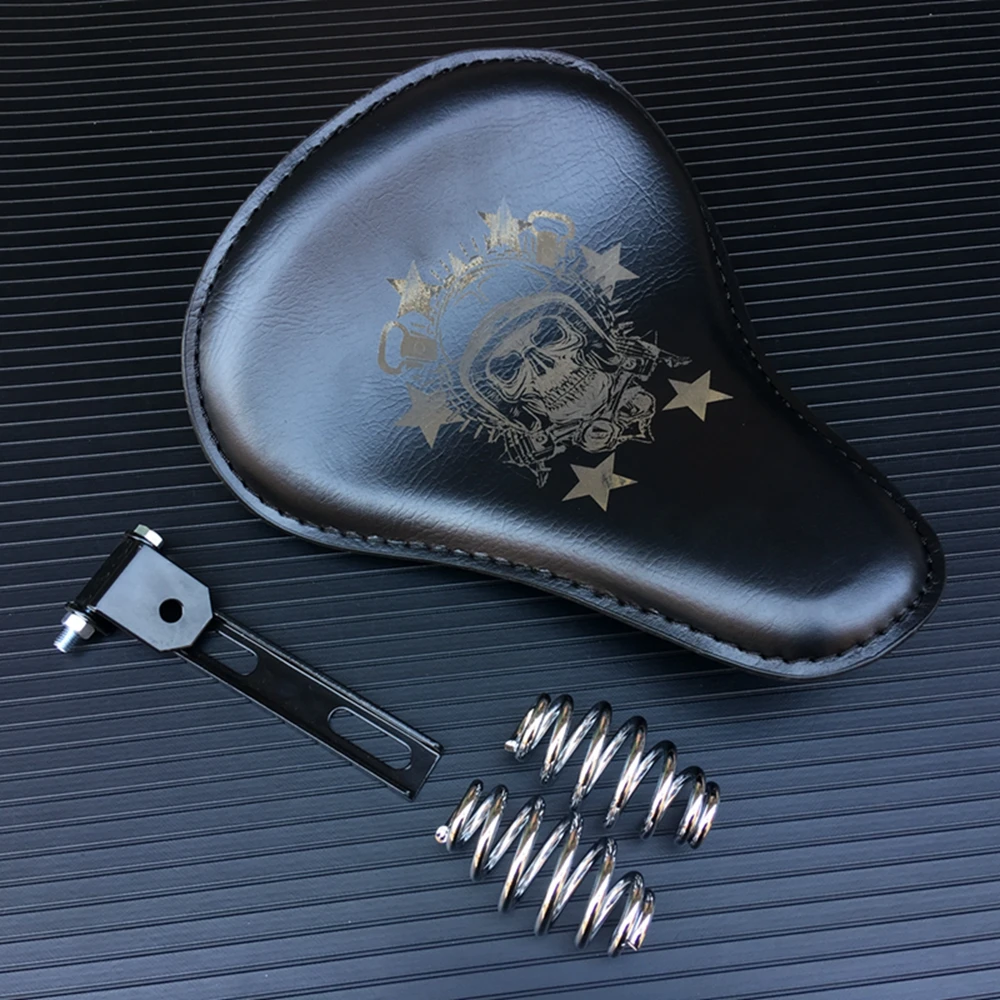 Мотоциклетный кожаный чехол для пассажирского сиденья Harley Sportster Bobber Chopper с