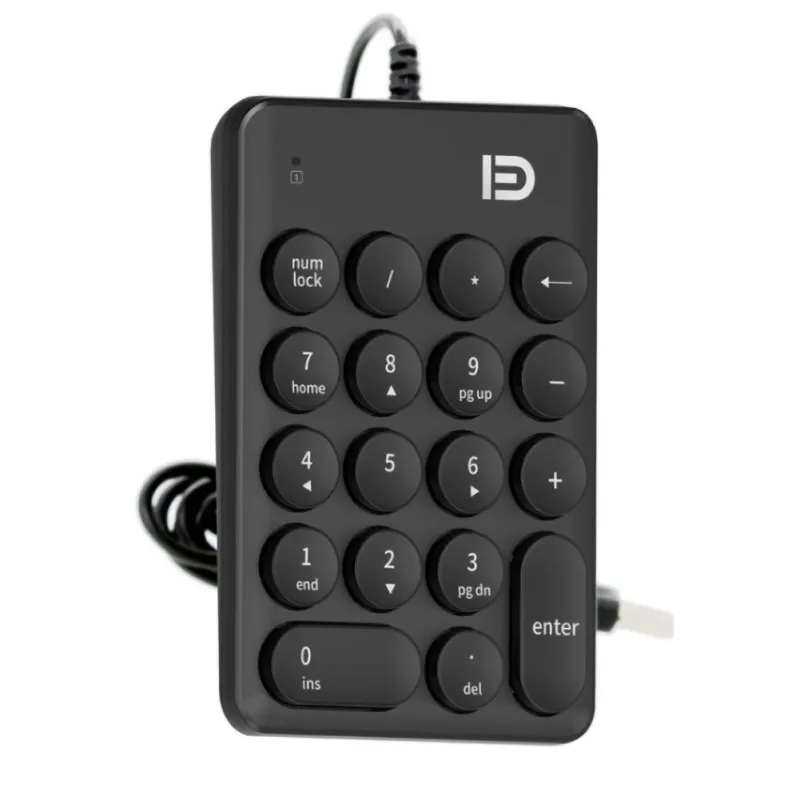 Тихий Мягкий сенсорный портативный цифровой клавиатуры 18 клавиш цифровая USB