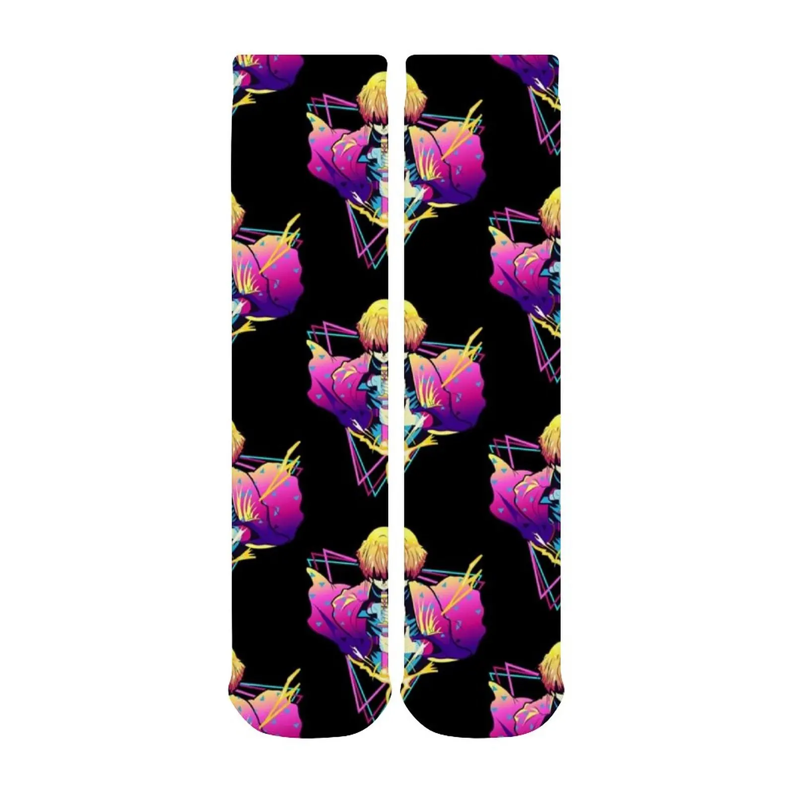 

Kimetsu No Yaiba Socks Boy Large Chemical Fiber Stockings Print Bed Anti Sweat Classic Socks