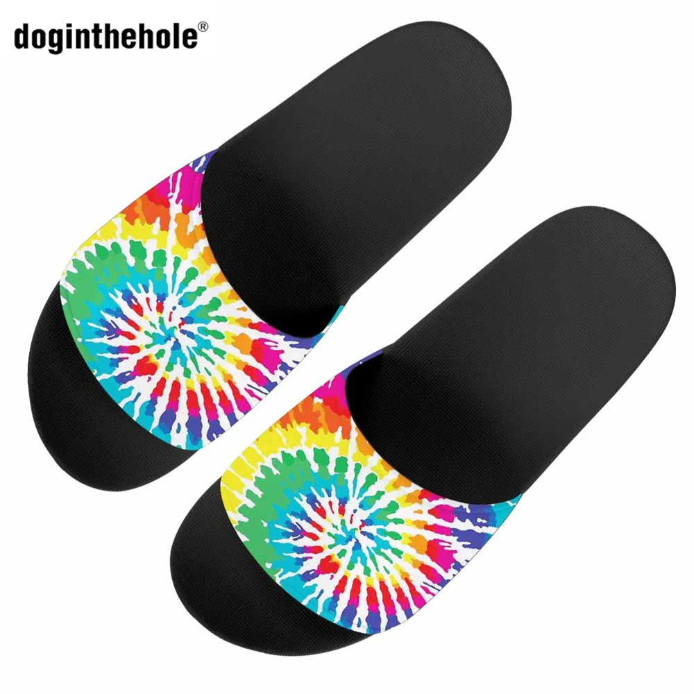 

Doginthehole/Женские повседневные домашние Тапочки для ванной; Милые Вьетнамки с 3D-принтом в виде галстука-бабочки; Мягкие Нескользящие летние пл...