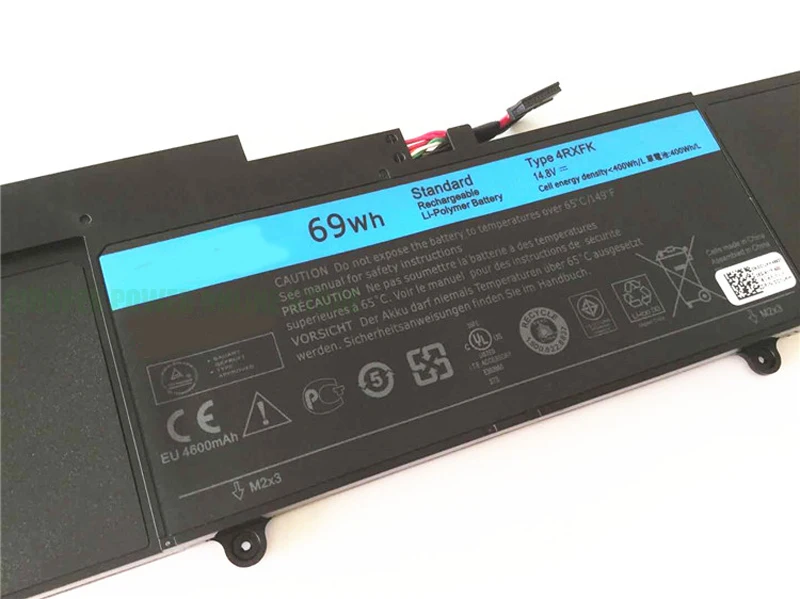 CP настоящая аккумуляторная батарея для ноутбука 4RXFK 14 8 V 69Wh XPS L421X Ultrabook 14-L421x серии