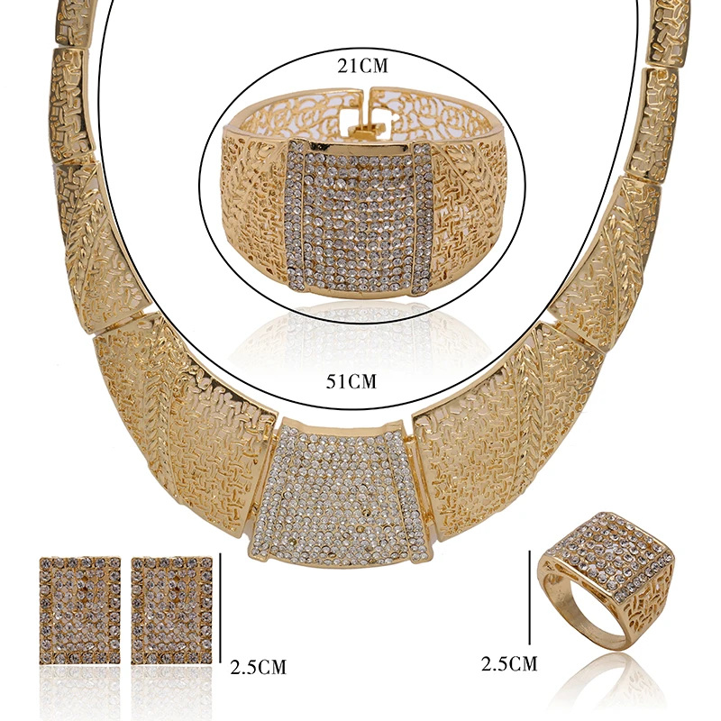 ZuoDi модное украшение в африканском стиле наборы оптом Дубай золотой красочный