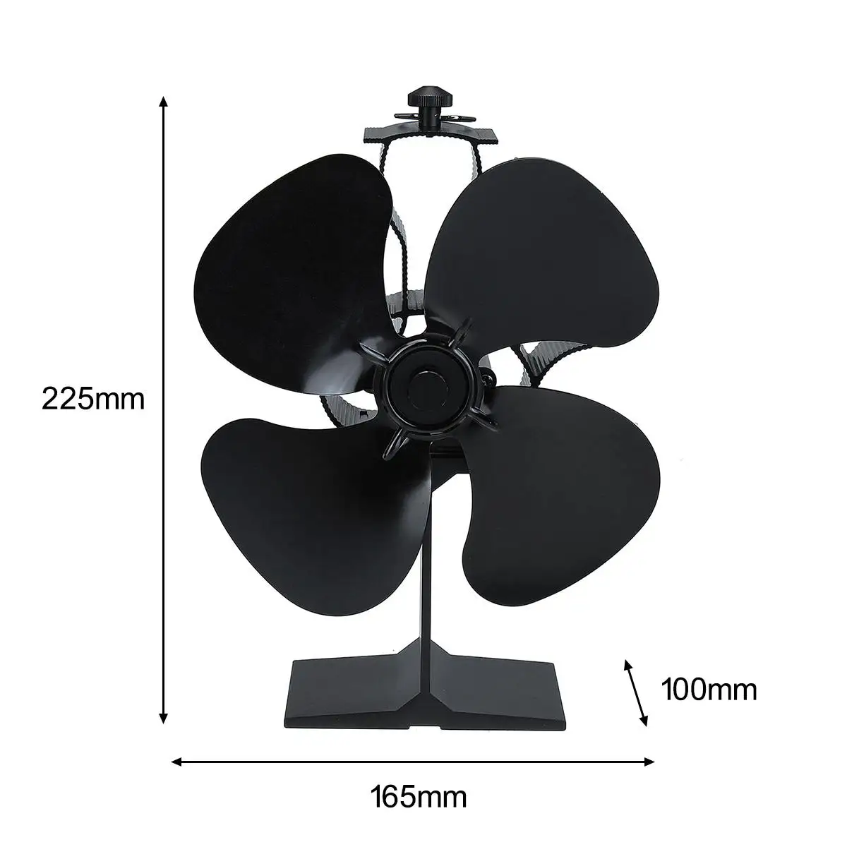 

2 Type Fireplace 4 Blade Heat Powered Stove Fan komin Log Wood Burner Eco Friendly Quiet Fan Home Efficient Heat Distribution